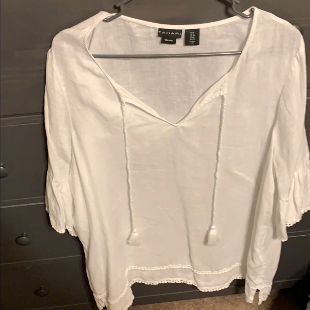 100% Linen 3/4 sleeve tunic